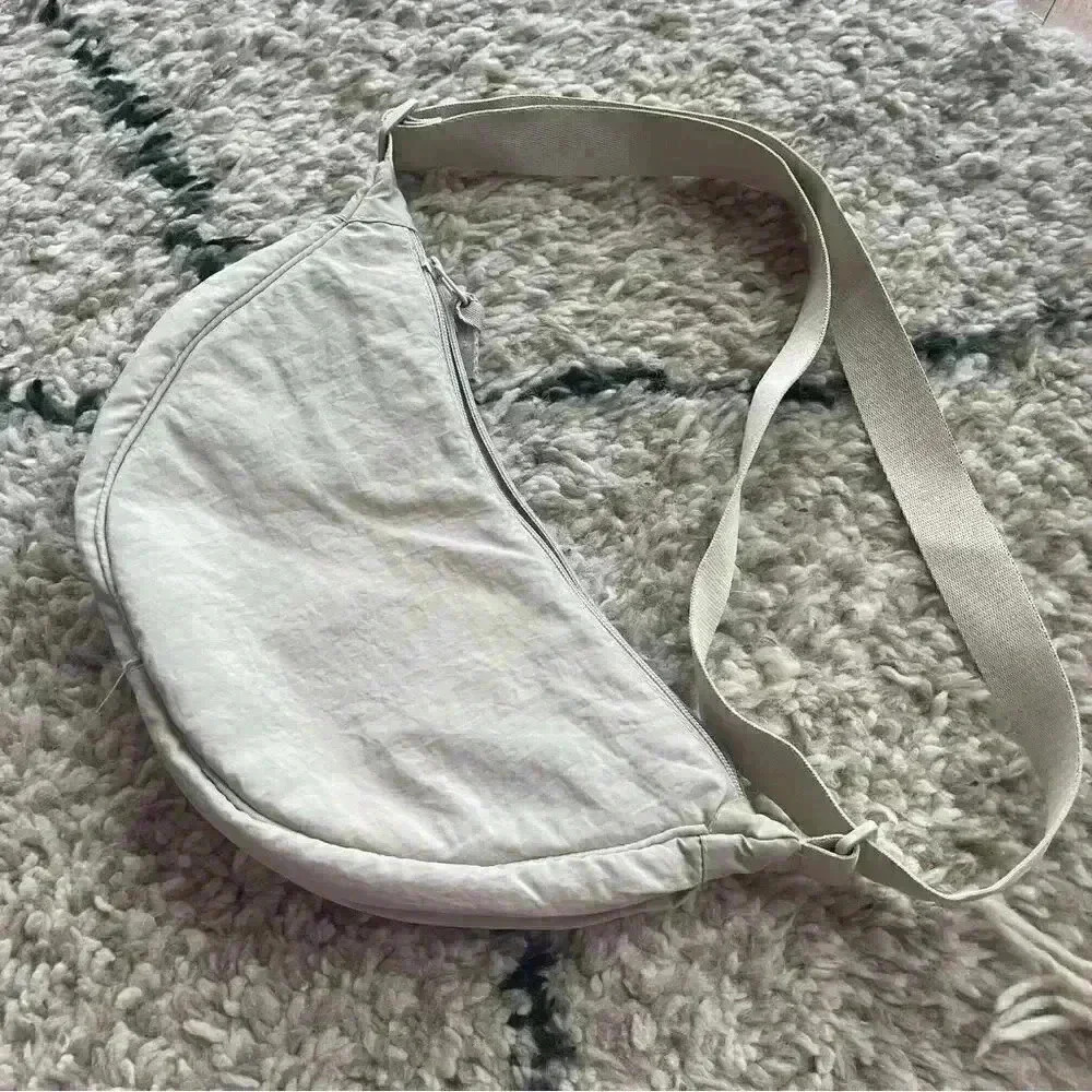 NYLON cream crossbody purse - Picture 3 of 5